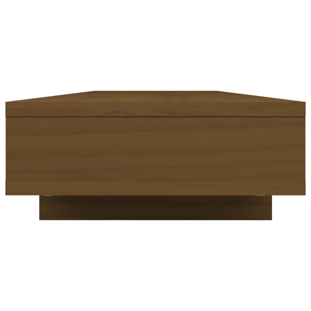 vidaXL Βάση Οθόνης Καφέ Μελί 100 x 27 x 14 εκ. από Μασίφ Ξύλο Πεύκου