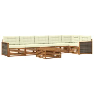 vidaXL &Sigma;&epsilon;&iota;&rho;ά &Kappa;&alpha;&nu;&alpha;&pi;έ &Epsilon;&xi;&omega;&tau;&epsilon;&rho;&iota;&kappa;&omicron;ύ &mu;&epsilon; &mu;&alpha;&xi;&iota;&lambda;ά&rho;&iota; 7 pcs &Phi;&upsilon;&sigma;&iota;&kappa;ό &kappa;&alpha;&iota; &Kappa;&rho;έ&mu;&alpha;