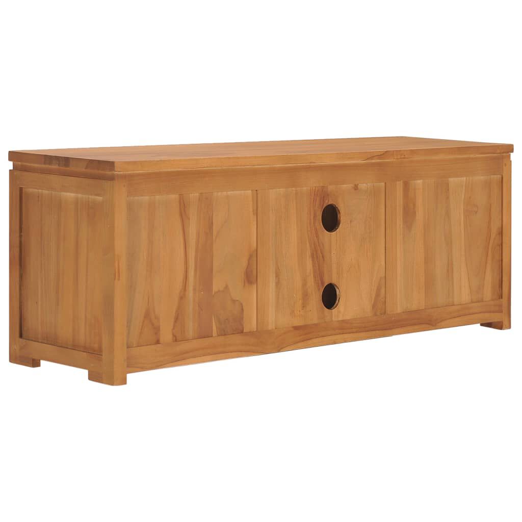 vidaXL Έπιπλο Τηλεόρασης 110 x 30 x 40 εκ. από Μασίφ Ξύλο Teak