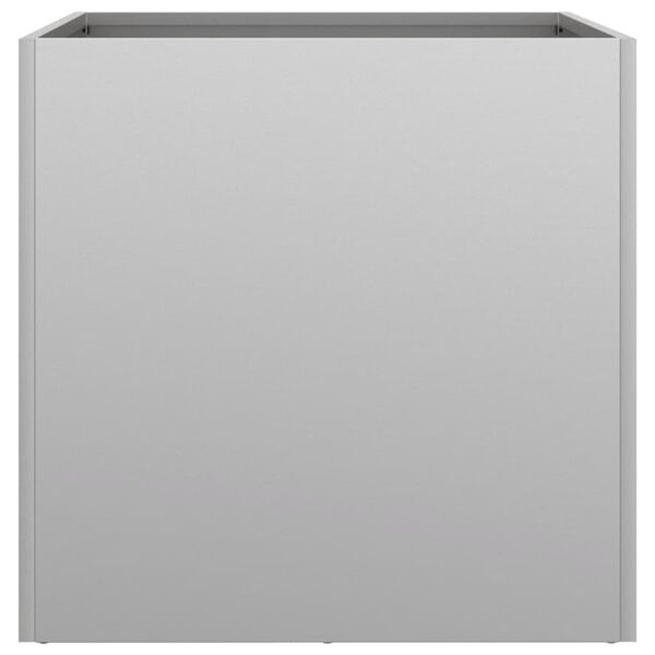 vidaXL Ζαρντινιέρες 2 τεμ. Ασημί 42 x 40 x 39 εκ. Γαλβανισμένο Χάλυβα