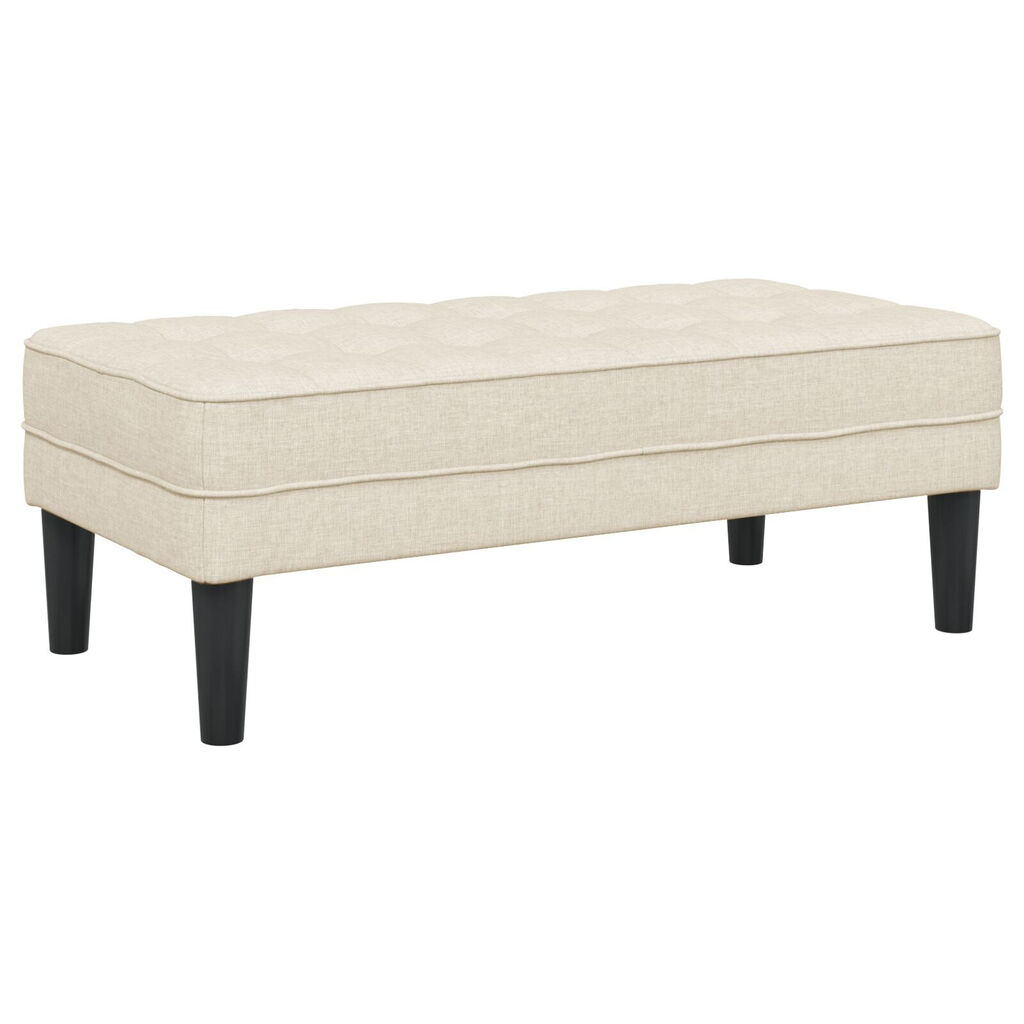 vidaXL Παγκάκι Λινό 113x57x39 εκ