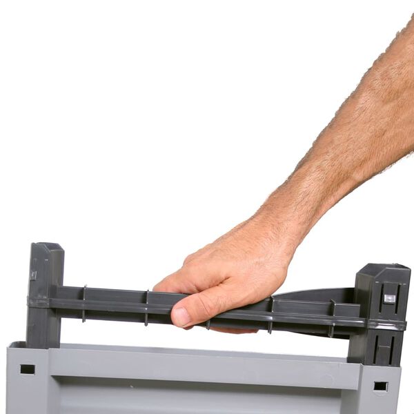 vidaXL Πλαστικό Ντουλάπι 68 x 39 x 171,5 εκ.