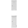 vidaXL Σετ Επίπλων Μπάνιου VIGO 2 pcs Λευκό αντικέ 37 x 34 x 80 εκ