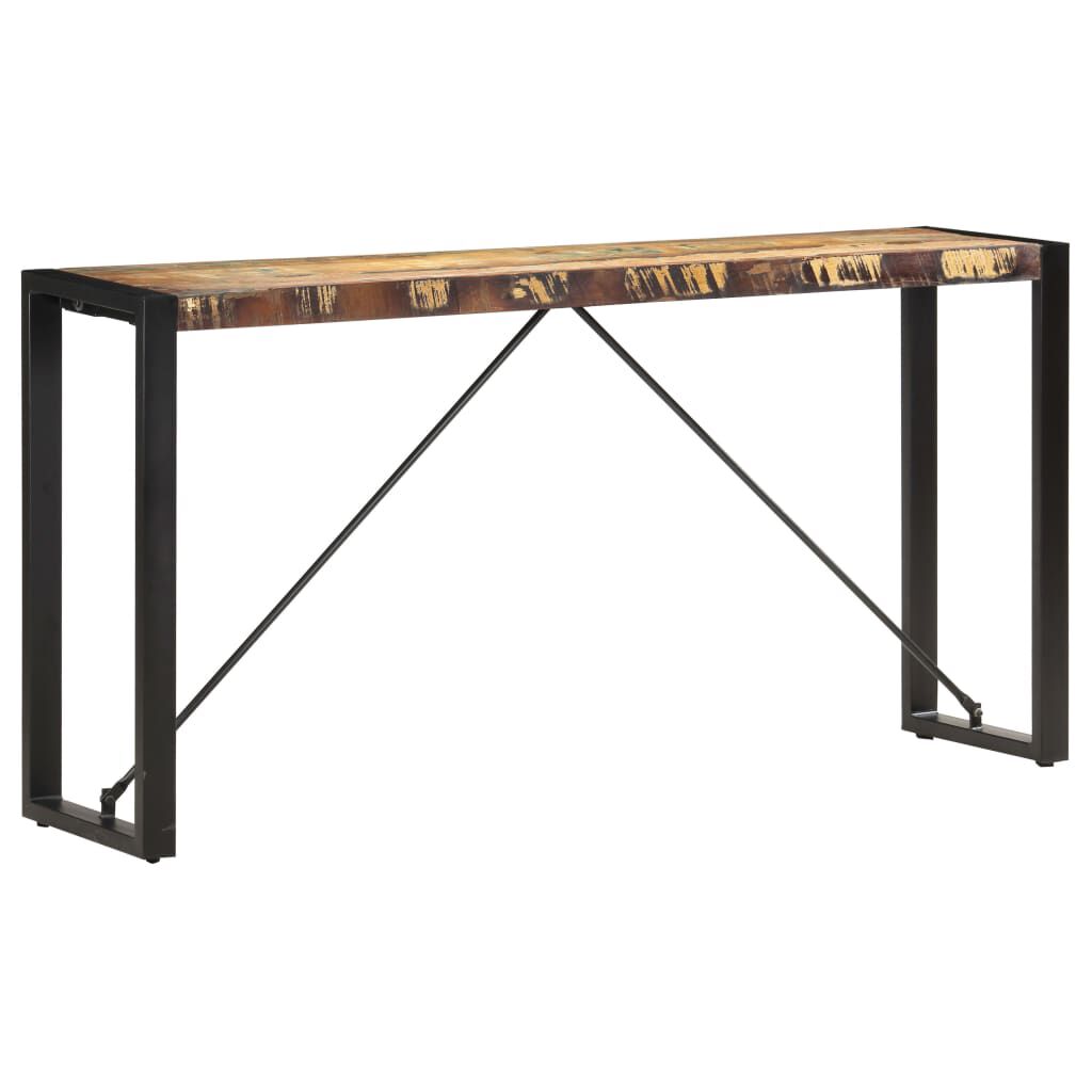 vidaXL Τραπέζι Κονσόλα 150 x 35 x 76 εκ. από Μασίφ Ανακυκλωμένο Ξύλο