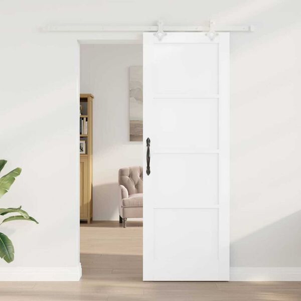 vidaXL Συρόμενη Πόρτα Λευκό 73.5 x 211 εκ
