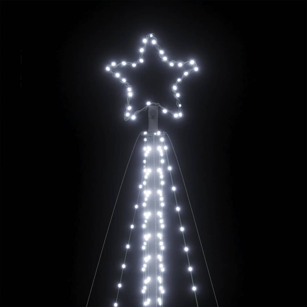 vidaXL Χριστουγεννιάτικο δέντρο LED 789 LED Ψυχρό Λευκό 476 εκ.