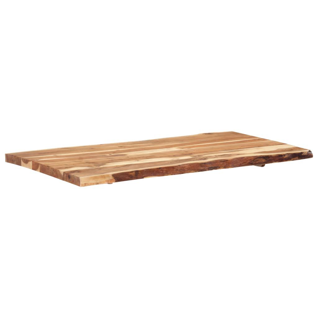 vidaXL Επιφάνεια Τραπεζιού 118 x (50-60) x 3,8 εκ. Μασίφ Ξύλο Ακακίας