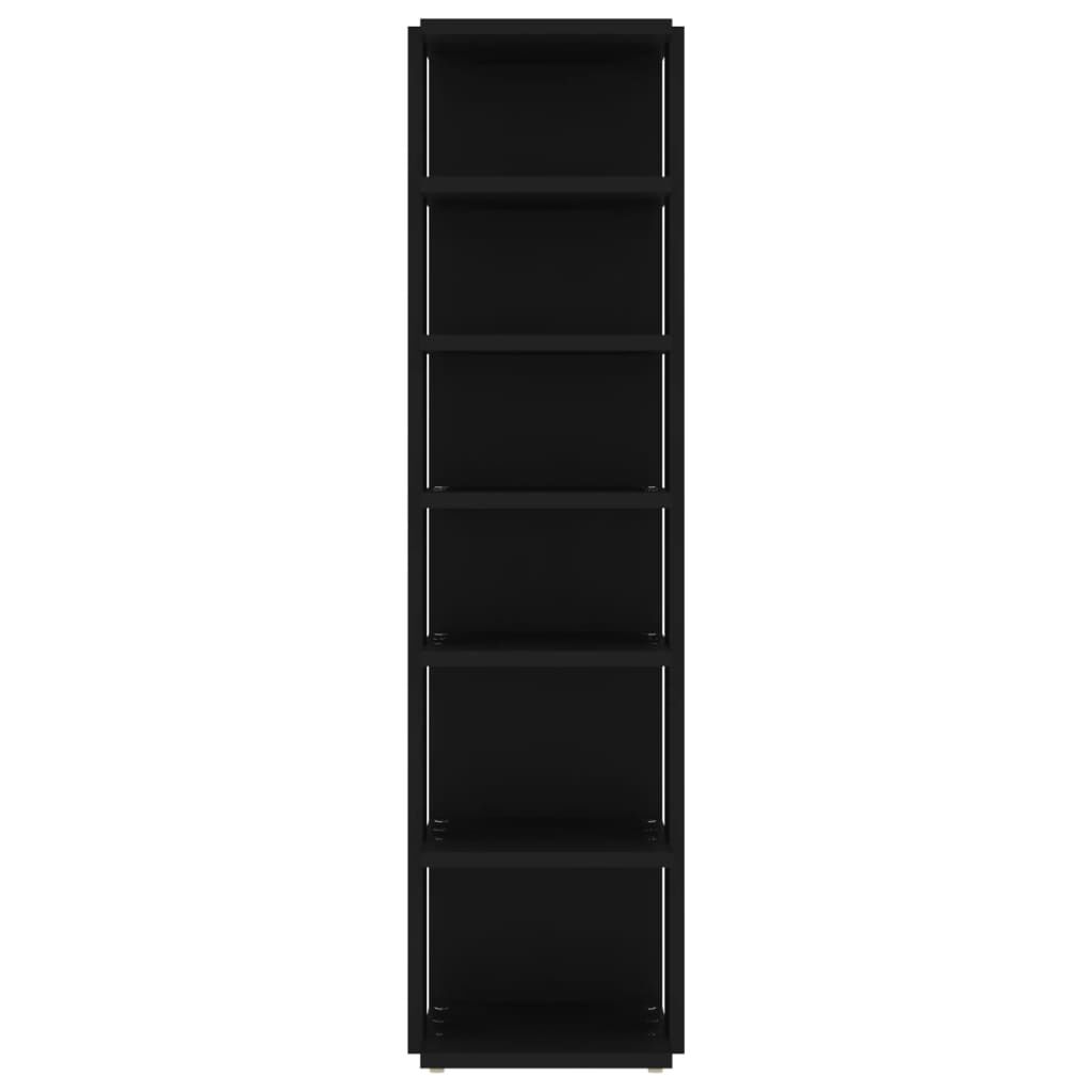 vidaXL Παπουτσοθήκες 2 τεμ. Μαύρες 27,5x27x102 εκ.