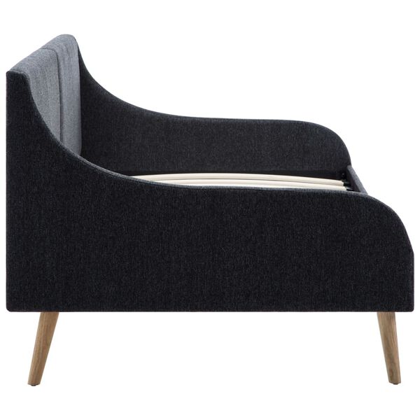 vidaXL Πλαίσιο Daybed Σκούρο Γκρι Υφασμάτινο
