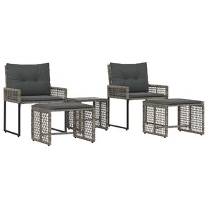vidaXL &Sigma;&epsilon;&tau; &Epsilon;&xi;&omega;&tau;&epsilon;&rho;&iota;&kappa;ώ&nu; &Epsilon;&pi;ί&pi;&lambda;&omega;&nu; &mu;&epsilon; &mu;&alpha;&xi;&iota;&lambda;ά&rho;&iota; 5 pcs &Gamma;&kappa;&rho;&iota;