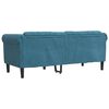 vidaXL Καναπές Διθέσιος Μπλε από Βελούδο