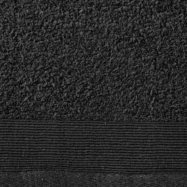 vidaXL Πετσέτες Μπάνιου 5 τεμ. Μαύρες 450 γρ/μ² 100 x 150 εκ. Βαμβάκι