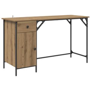 vidaXL &Gamma;&rho;&alpha;&phi;&epsilon;ί&omicron; &Upsilon;&pi;&omicron;&lambda;&omicron;&gamma;&iota;&sigma;&tau;ή Artisan Oak 131 x 48 x 75 &epsilon;&kappa;.