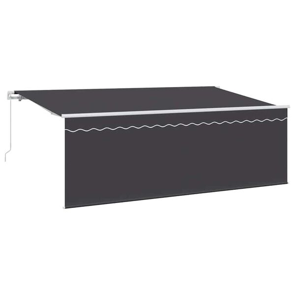 vidaXL Σκηνίτσα Αναδιπλούμενη Ανθρακί 400 x 200 cm ύφασμα