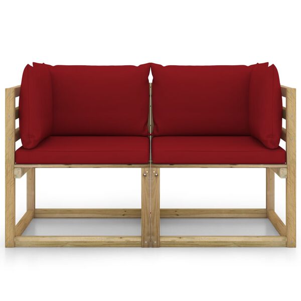 vidaXL &Kappa;&alpha;&nu;&alpha;&pi;έ&delta;&epsilon;&sigmaf; &Kappa;ή&pi;&omicron;&upsilon; &Gamma;&omega;&nu;&iota;&alpha;&kappa;&omicron;ί 2 &tau;&epsilon;&mu;. &Pi;&rho;ά&sigma;&iota;&nu;&omicron; &Xi;ύ&lambda;&omicron; &Pi;&epsilon;ύ&kappa;&omicron;&upsilon; & &Mu;&alpha;&xi;&iota;&lambda;ά&rho;&iota;&alpha;