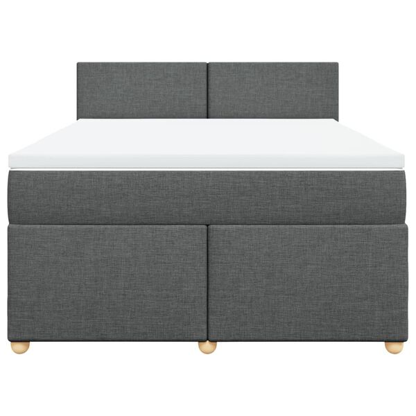 vidaXL &Kappa;&rho;&epsilon;&beta;ά&tau;&iota; Boxspring &mu;&epsilon; &Sigma;&tau;&rho;ώ&mu;&alpha; &Sigma;&kappa;&omicron;ύ&rho;&omicron; &Gamma;&kappa;&rho;&iota; 140x200 &epsilon;&kappa; &Upsilon;&phi;&alpha;&sigma;&mu;ά&tau;&iota;&nu;&omicron;