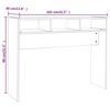 vidaXL Τραπέζι Κονσόλα Λευκό 105 x 30 x 80 εκ. από Επεξ. Ξύλο