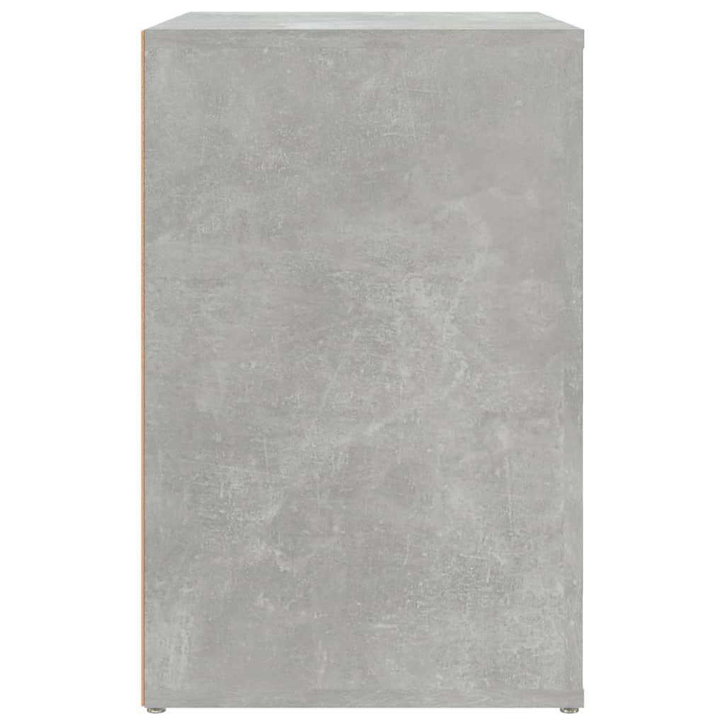 vidaXL Παπουτσοθήκη Γκρι Σκυροδέματος 130x35x54 εκ. Επεξεργασμένο Ξύλο
