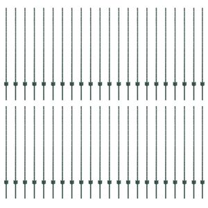 vidaXL &Sigma;&tau;ύ&lambda;&omicron;&sigmaf; &Pi;&epsilon;&rho;&iota;&phi;&rho;ά&xi;&epsilon;&omega;&nu; 44 pcs &Pi;&rho;ά&sigma;&iota;&nu;&omicron; 180 cm &Alpha;&tau;&sigma;ά&lambda;&iota;