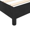 vidaXL Κρεβάτι Boxspring με Στρώμα Μαύρο 80 x 200 εκ. Βελούδινο