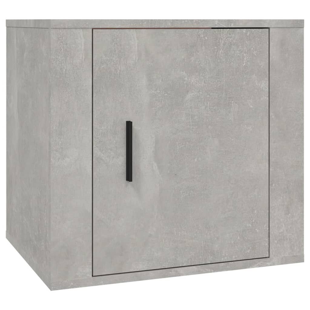 vidaXL Κομοδίνα 2 τεμ. Γκρι Σκυροδέματος 50x39x47 εκ.