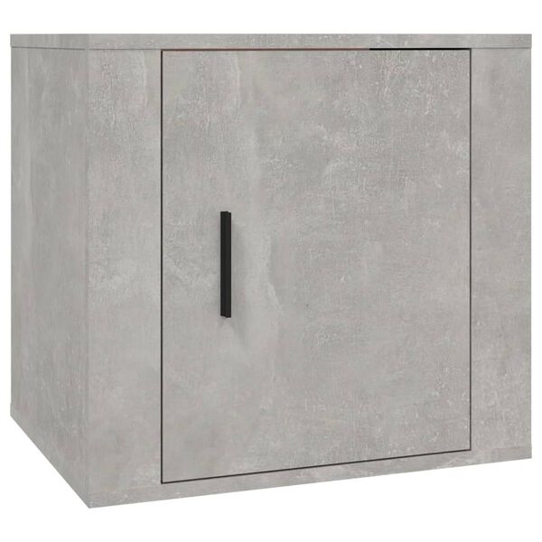 vidaXL Κομοδίνα 2 τεμ. Γκρι Σκυροδέματος 50x39x47 εκ.
