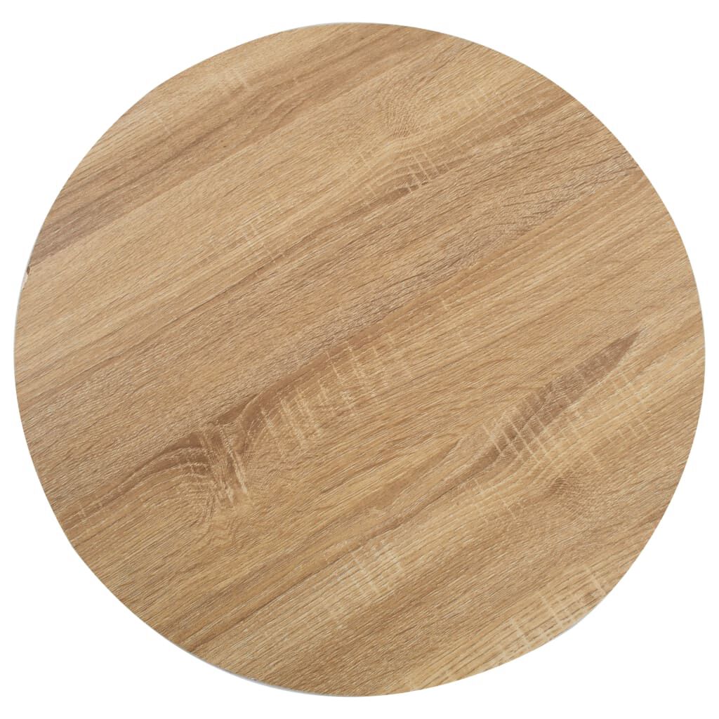 vidaXL Τραπέζι Bistro Ανοιχτό Καφέ 60 εκ. από MDF