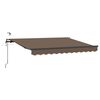 vidaXL Ύ&phi;&alpha;&sigma;&mu;&alpha; &Omicron;&mu;&pi;&rho;έ&lambda;&alpha;&sigmaf; Taupe 400 x 350 &epsilon;&kappa; &Pi;&omicron;&lambda;&upsilon;&epsilon;&sigma;&tau;έ&rho;&alpha;&sigmaf;