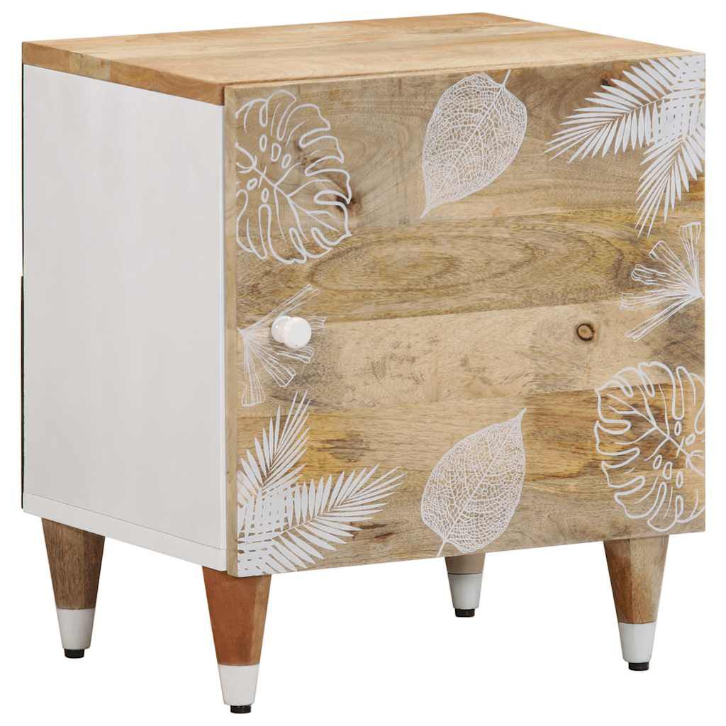 vidaXL Κομοδίνα 2 τεμάχια 40x33,5x46 cm μασίφ ξύλο Mango
