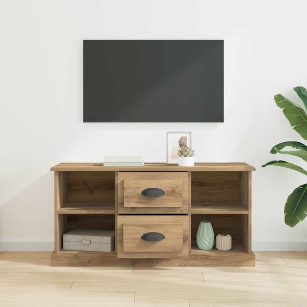 vidaXL &Nu;&tau;&omicron;&upsilon;&lambda;ά&pi;&iota; TV Artisan Oak 99,5 x 35,5 x 48 &epsilon;&kappa;. &Epsilon;&pi;&epsilon;&xi;&epsilon;&rho;&gamma;&alpha;&sigma;&mu;έ&nu;&omicron; &xi;ύ&lambda;&omicron;