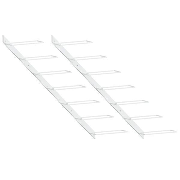 vidaXL &Rho;&alpha;&phi;&iota;έ&rho;&epsilon;&sigmaf; &Kappa;&rho;&alpha;&sigma;&iota;ώ&nu; &Tau;&omicron;ί&chi;&omicron;&upsilon; &gamma;&iota;&alpha; 7 &Phi;&iota;ά&lambda;&epsilon;&sigmaf; 2 &tau;&epsilon;&mu;. &Lambda;&epsilon;&upsilon;&kappa;έ&sigmaf; &Mu;&epsilon;&tau;&alpha;&lambda;&lambda;&iota;&kappa;έ&sigmaf;