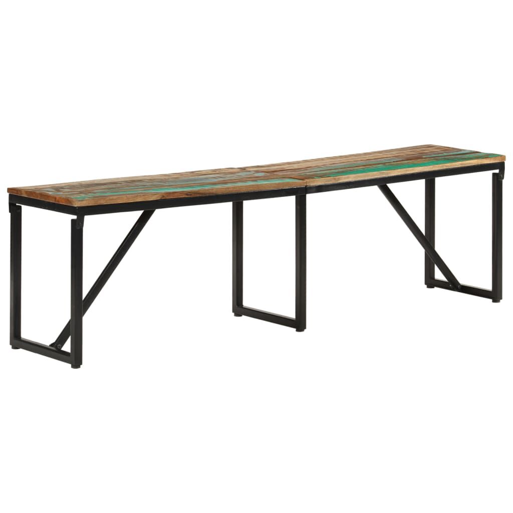 vidaXL Πάγκος 160 x 35 x 46 εκ. από Μασίφ Ανακυκλωμένο Ξύλο