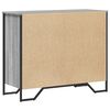 vidaXL Συρταριέρα Γκρι Sonoma 91x35,5x74,5 εκ. από Επεξεργ. Ξύλο