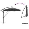 vidaXL Ομπρέλα Cantilever Banana Ανθρακί 294 x 294 x 248 cm