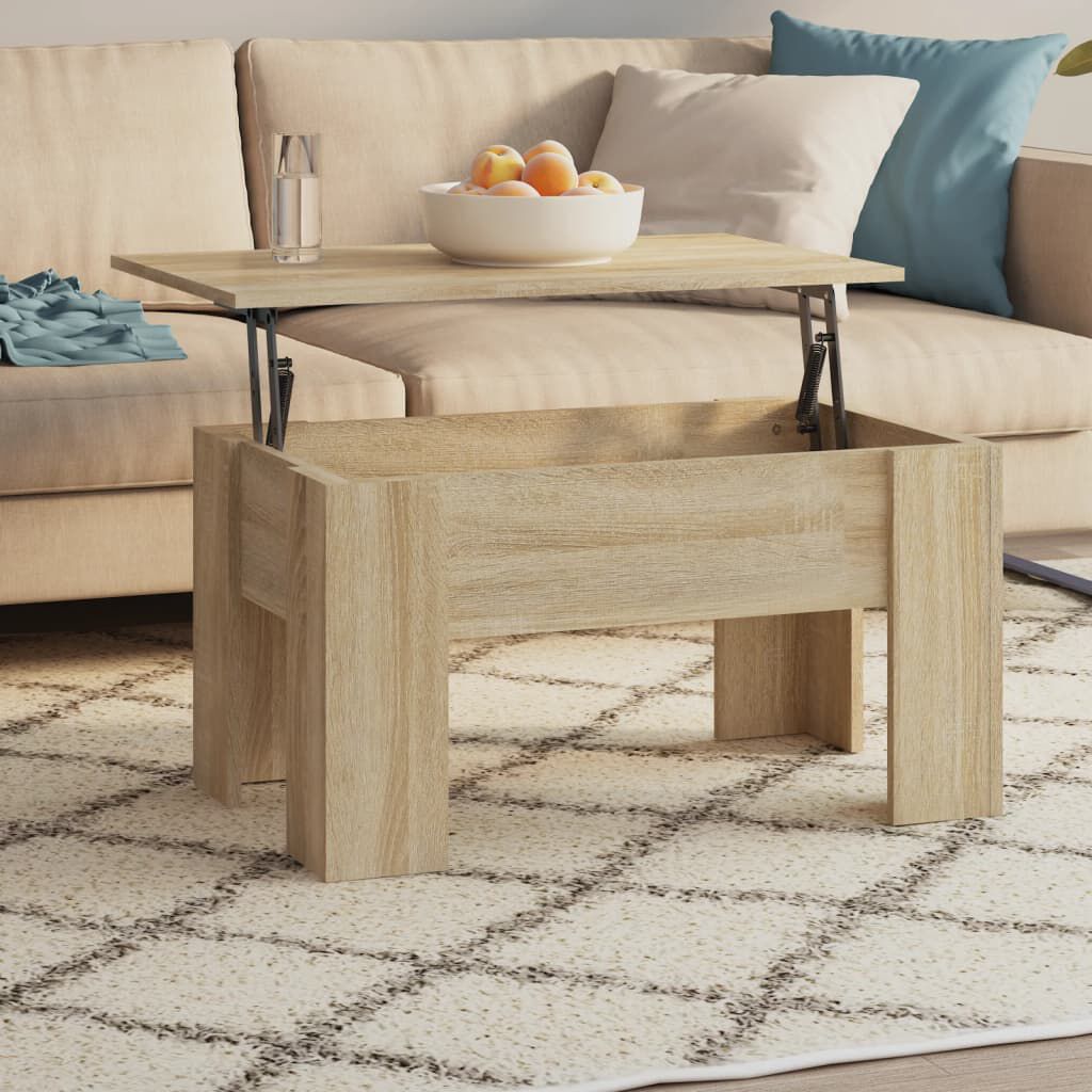 vidaXL Τραπεζάκι Σαλονιού Sonoma Δρυς 79x49x41 εκ. Επεξεργασμένο Ξύλο