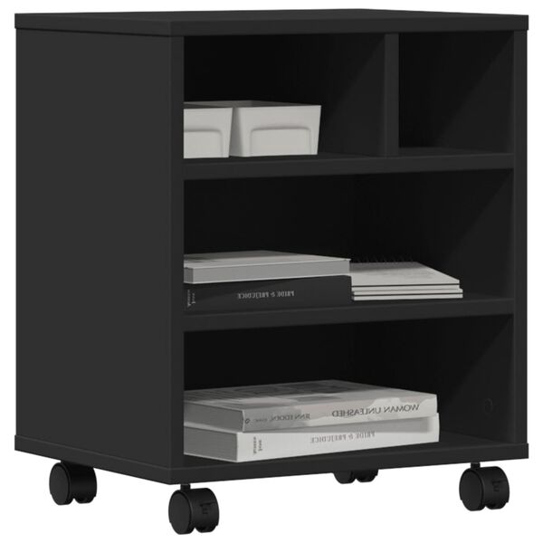 vidaXL &Beta;ά&sigma;&eta; &Epsilon;&kappa;&tau;&upsilon;&pi;&omega;&tau;ή &mu;&epsilon; &Rho;ό&delta;&epsilon;&sigmaf; &Mu;&alpha;ύ&rho;&omicron; 41 x 32 x 48 &epsilon;&kappa;.