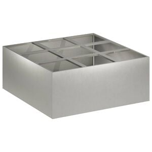 vidaXL &Gamma;&lambda;ά&sigma;&tau;&rho;&alpha; &Kappa;ή&pi;&omicron;&upsilon; &Alpha;&sigma;&eta;&mu;ί 100 x 100 x 30 cm &Alpha;&nu;&omicron;&xi;&epsilon;ί&delta;&omega;&tau;&omicron; &Alpha;&tau;&sigma;ά&lambda;&iota;