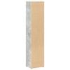 vidaXL Έπιπλα CD 2 τεμ. Γκρι Σκυροδέματος 21x16x93,5 εκ. Μοριοσανίδα