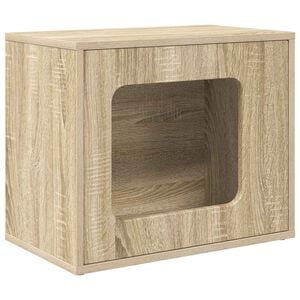 vidaXL &Sigma;&pi;ί&tau;&iota; &Gamma;ά&tau;&alpha;&sigmaf; Sonoma &Delta;&rho;&upsilon;&sigmaf; 51 x 30 x 42,5 &epsilon;&kappa; &Epsilon;&pi;&epsilon;&xi;&epsilon;&rho;&gamma;&alpha;&sigma;&mu;έ&nu;&omicron; &Xi;ύ&lambda;&omicron;