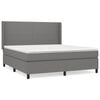 vidaXL &Kappa;&rho;&epsilon;&beta;ά&tau;&iota; Boxspring &mu;&epsilon; &Sigma;&tau;&rho;ώ&mu;&alpha; &Sigma;&kappa;&omicron;ύ&rho;&omicron; &Gamma;&kappa;&rho;&iota; 160x200 &epsilon;&kappa; &Upsilon;&phi;&alpha;&sigma;&mu;ά&tau;&iota;&nu;&omicron;