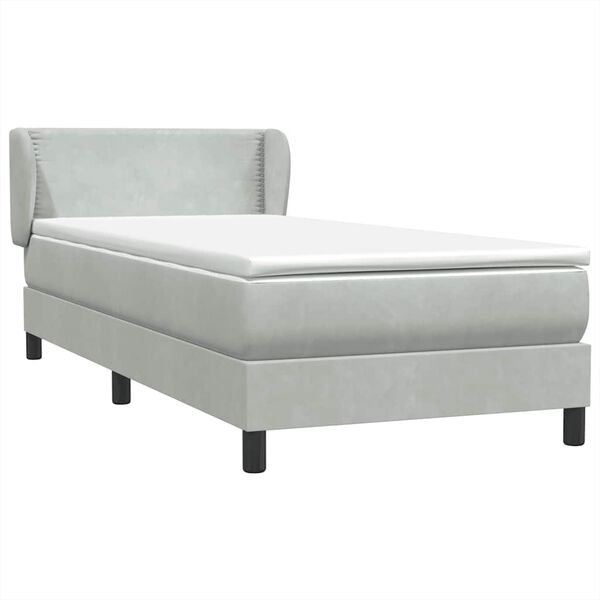 vidaXL Box Spring &kappa;&rho;&epsilon;&beta;ά&tau;&iota; &mu;&epsilon; &sigma;&tau;&rho;ώ&mu;&alpha; &alpha;&nu;&omicron;&iota;&chi;&tau;ό &gamma;&kappa;&rho;&iota; 90x220 &epsilon;&kappa;. &Beta;&epsilon;&lambda;&omicron;ύ&delta;&iota;&nu;&omicron;