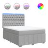 vidaXL &Kappa;&rho;&epsilon;&beta;ά&tau;&iota; Boxspring &mu;&epsilon; &Sigma;&tau;&rho;ώ&mu;&alpha; &Alpha;&nu;. &Pi;&rho;ά&sigma;&iota;&nu;&omicron; 160x200&epsilon;&kappa; &Upsilon;&phi;&alpha;&sigma;&mu;ά&tau;&iota;&nu;&omicron;
