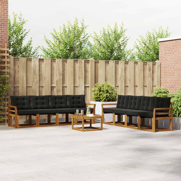 vidaXL &Sigma;&epsilon;&iota;&rho;ά &Kappa;&alpha;&nu;&alpha;&pi;έ &Epsilon;&xi;&omega;&tau;&epsilon;&rho;&iota;&kappa;&omicron;ύ &mu;&epsilon; &mu;&alpha;&xi;&iota;&lambda;ά&rho;&iota; 9 pcs &Phi;&upsilon;&sigma;&iota;&kappa;ό &kappa;&alpha;&iota; &Mu;&alpha;ύ&rho;&omicron;