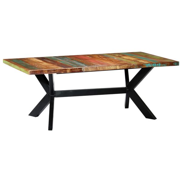 vidaXL Τραπεζαρία 200 x 100 x 75 εκ. από Μασίφ Ανακυκλωμένο Ξύλο