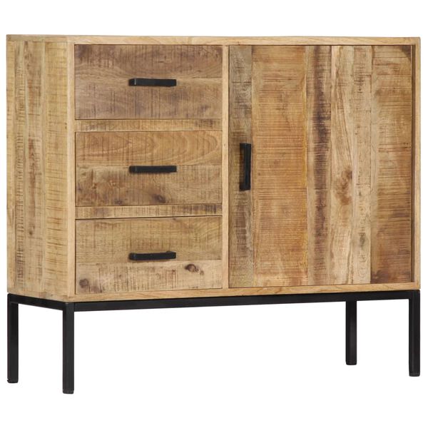 vidaXL Ντουλάπι με Συρτάρια 88 x 30 x 71 εκ. από Μασίφ Ξύλο Μάνγκο