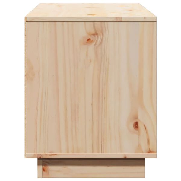 vidaXL Έπιπλο Τηλεόρασης 110,5 x 35 x 44 εκ. από Μασίφ Ξύλο Πεύκου