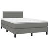 vidaXL &Kappa;&rho;&epsilon;&beta;ά&tau;&iota; Boxspring &mu;&epsilon; &Sigma;&tau;&rho;ώ&mu;&alpha; & LED &Sigma;&kappa;.&Gamma;&kappa;&rho;&iota; 120x190&epsilon;&kappa;. &Upsilon;&phi;&alpha;&sigma;&mu;ά&tau;&iota;&nu;&omicron;