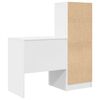 vidaXL Γραφείο με αποθηκευτικό χώρο 2 pcs Λευκό 70 x 50 x 76 εκ.