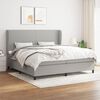 vidaXL &Kappa;&rho;&epsilon;&beta;ά&tau;&iota; Boxspring &mu;&epsilon; &Sigma;&tau;&rho;ώ&mu;&alpha; &Alpha;&nu;&omicron;&iota;&chi;&tau;ό &Gamma;&kappa;&rho;&iota; 200x200 &epsilon;&kappa;. &Upsilon;&phi;&alpha;&sigma;&mu;ά&tau;&iota;&nu;&omicron;