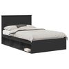 vidaXL &Sigma;&kappa;&epsilon;&lambda;&epsilon;&tau;ό&sigmaf; &Kappa;&rho;&epsilon;&beta;&alpha;&tau;&iota;&omicron;ύ &Mu;&alpha;ύ&rho;&omicron; 120 x 190 cm &Sigma;&tau;&epsilon;&rho;&epsilon;ά &xi;&upsilon;&lambda;&epsilon;ί&alpha; &pi;&epsilon;ύ&kappa;&omicron;&upsilon;